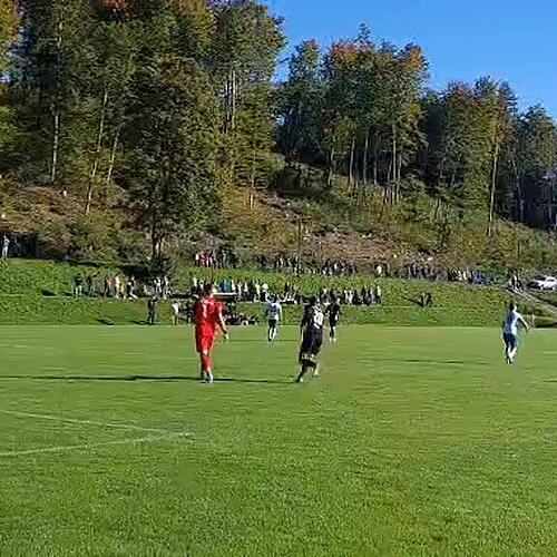 Das 2:0 durch Benjamin Huber