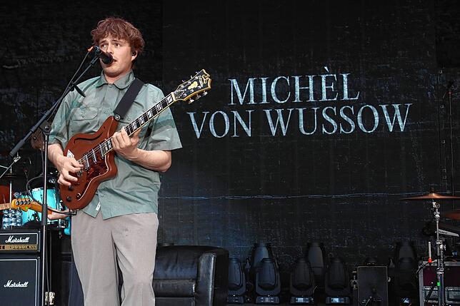 Vor dem Hauptact stand Michèl von Wussow auf der Bühne.