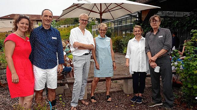Im Einsatz für zukunftsfähige Wohnkonzepte (von links): Anja Isele , Thomas Eichkorn, Fried Schüle, Beate Harmel, Arlyn Kersten-Reck und ...