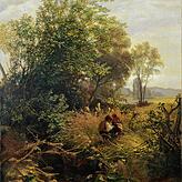 Ein Bild aus seiner Heimat: „Sommermorgen im Bernauer Tal“ malte Hans Thoma 1863.