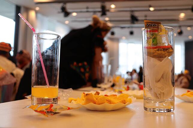 Fanta, Gummibärchen und Pommes: Ein Nachweis dafür, dass hier auch gut gespeist und getrunken wurde.