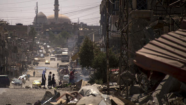 Die irakische Stadt Mossul ist schwer umkämpft. Bild: AFP