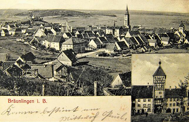 Freiflächen, die es heute nicht mehr gibt: Die älteste Aufnahme aus dem Jahre 1907 lässt gut den Zubau in den letzten über 100 Jahren ...