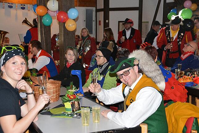 Bild 27: Bilder vom Narrentreffen der Urviecher-Zunft: Narrenmesse und Zunftmeisterempfang