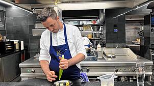 Kevin Leitner (35) ist Küchenchef im Kaisersaal.