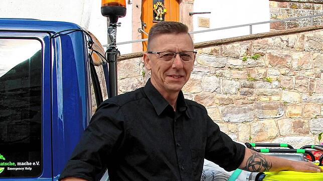 Theo Huber ist für Hilfseinsätze immer bereit. Jetzt soll die Ausrüstung aber noch besser werden.