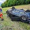 Die Feuerwehr Engen wurde am Freitagabend zu einem schweren Verkehrsunfall auf der 81 nahe dem Autobahnkreuz Hegau gerufen.