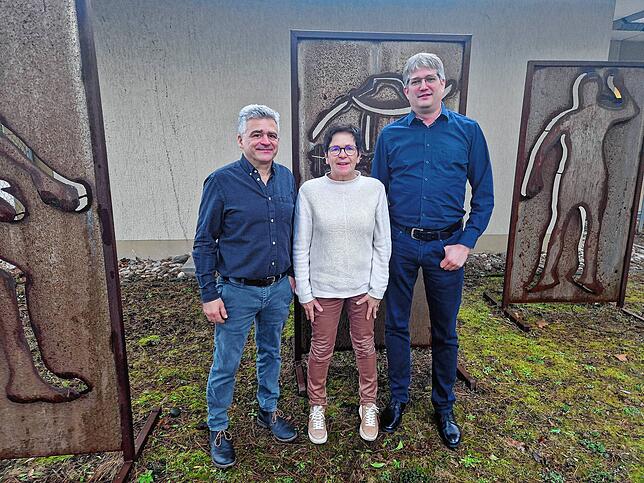 Für diese drei ist die Sichtbarkeit der Kinder eine der wichtigsten Aufgaben. Von links: Patrick Grundmüller, Vorsitzender vom ...