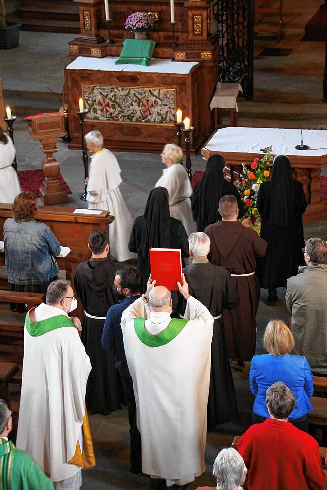 Bild 4: Abschied von der Klostergemeinschaft Stühlingen