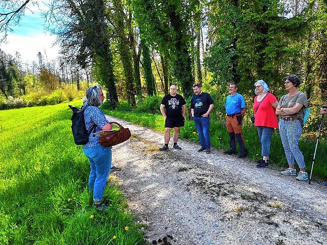 Bei der Kräuterwanderung erfuhren die Teilnehmer, was alles Leckeres in der Natur wächst.