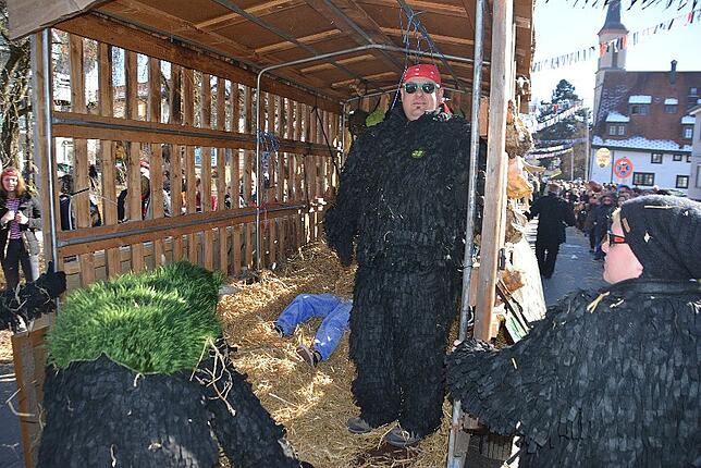 Bild 41: Bilder vom Narrentreffen der Urviecher-Zunft Bad Dürrheim: Großer Festumzug (1)