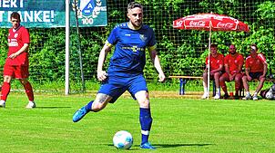Später Sieg: Kapitän Lucas Jehle erzielte in der Nachspielzeit das umjubelte 3:2 für den SV Albbruck im Kellerduell gegen den SV Eggingen.