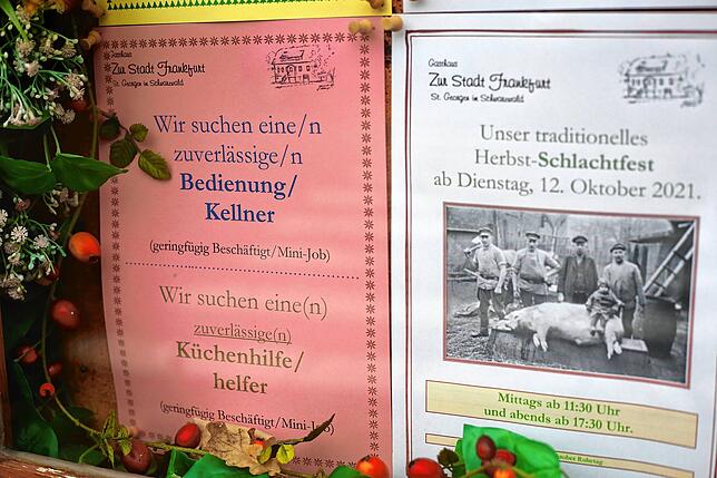 Seit Wochen sucht das Gasthaus „Zur Stadt Frankfurt“ nach Service- und Küchenpersonal. Bislang bekam Wirt Wolfram Morat ...
