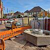 Ende vergangener Woche nur noch ein Torso: Der Rathausbrunnen, seit Jahrzehnten vor dem Rathaus und neben der Tourist-Information, soll ...