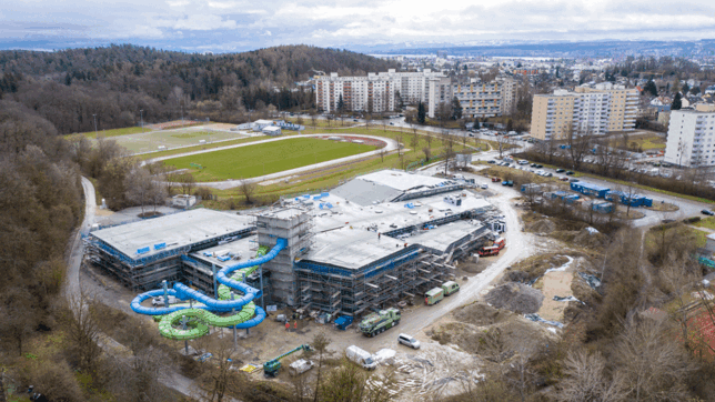 Bild : 12,6 Millionen teurer als geplant und nun die erneute Verschiebung nach hinten: Die Eröffnung des Konstanzer Schwaketenbades verzögert sich abermals um ein halbes Jahr auf April 2022