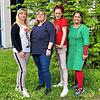 Sie kümmern sich um die Anliegen der Eltern: Die GEB-Vorsitzende Antje Groll (von links), Stellvertreterin Verena Mohr, Kassiererin ...