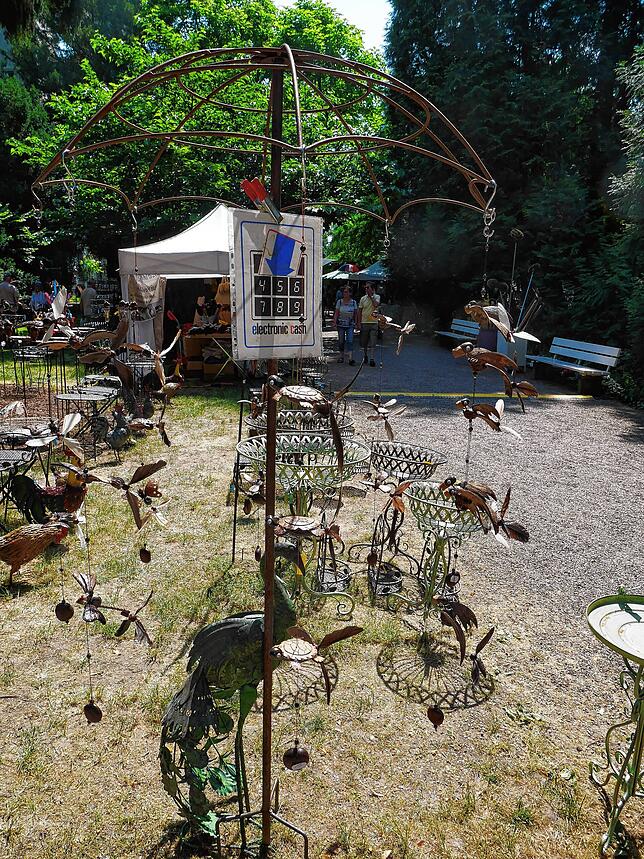 Impressionen von der Gartenlust-Ausstellung im Park von Schloss Schönau
