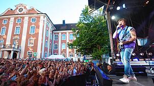 Bild : Samu Huber und sein grandioser Auftritt bei der Schlossplatz Meersburg Open Air