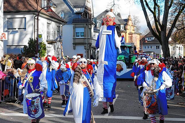 Bild 3: So schön war es am Dienstag beim großen Umzug in Villingen (Teil 3)