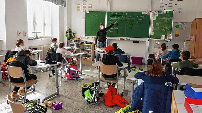Dieses Bild einer dritten Klasse der Hans-Thomas-Schule Tiengen (aufgenommen am 23. Februar 2021) gehört ab kommender Woche wohl zur ...