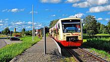 Für die Ablachtalbahn, auf der die Biberbahn verkehrt (hier die Haltestelle in Sauldorf), fordert die Initiative Bodensee-S-Bahn eine ...