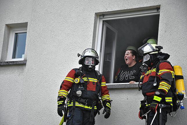 Bild 23: Gelungene und herausfordernde Probe der Feuerwehr Herrischried
