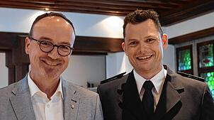 Der neue Kommandant: Tobias Heckenkamp hat die Leitung der Konstanzer Feuerwehr übernommen, nachdem er vom Gemeinderat gewählt worden ...