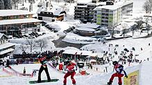 2018 lag im Februar noch genug Schnee für den Weltcup auf dem Feldberg.