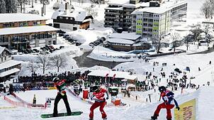 2018 lag im Februar noch genug Schnee für den Weltcup auf dem Feldberg.