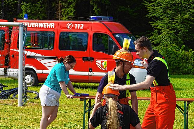 Bild 19: Bombenwetter und geniale Fernseicht beim HeRiGöSt Jugendfeuerwehr-Turnier