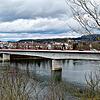 Die Fridolinsbrücke zwischen Bad Säckingen und Stein.