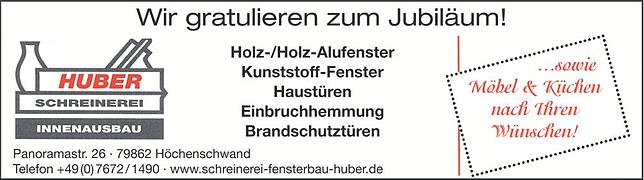 Bild 11: 50 Jahre Gemeinde Höchenschwand : Attraktiver Wohnort