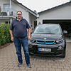 Claus-Peter Jopp aus Küssaberg-Rheinheim fährt mit seiner Familie elektrisch.
