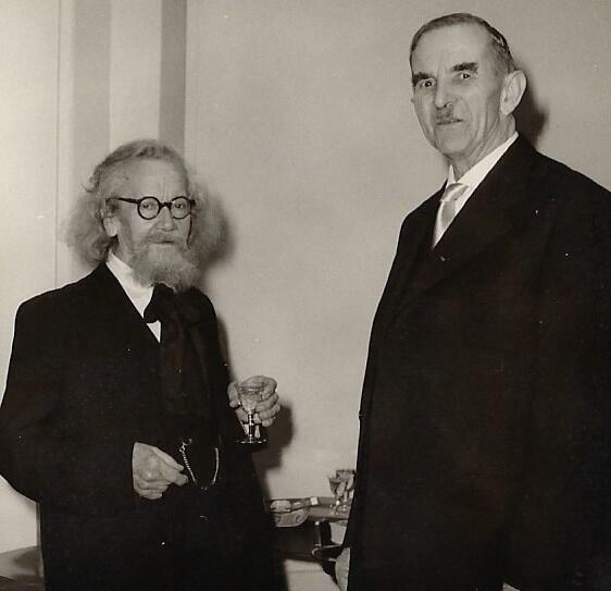 Albert Rupp und Adolf Glattacker drückten gemeinsam die Schulbank in der Wehrer Talschule. Beide wurden Ehrenbürger. Das Foto zeigt die ...