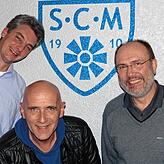 Personalien beim SCM: links Markus Kieferle, geplanter Nachfolger von Abteilungsleiter Gerhard Klank (rechts), und der neue Trainer ...