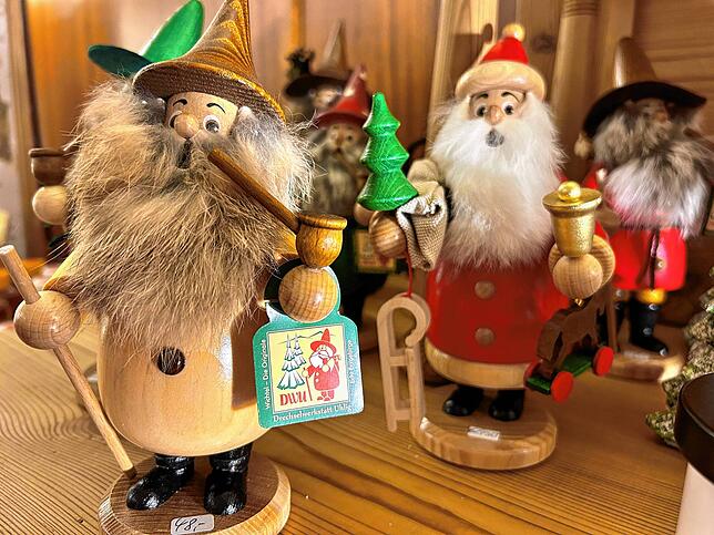 Räuchermännchen aus dem Erzgebirge.