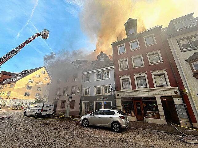 Bild 20: Der Großbrand in Villingen in Bildern: So schlimm wütete das Feuer in der Innenstadt