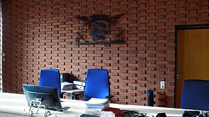 Der Richtertisch im Amtsgericht Bad Säckingen.