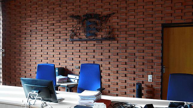 Der Richtertisch im Amtsgericht Bad Säckingen.
