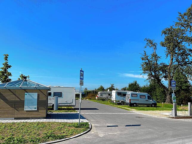 Der neue Wohnmobilstellplatz Kapelle in Bodman.