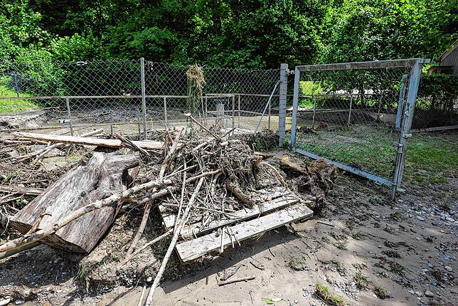 Bild 12: Unwetterfolgen im Öhninger Ortsteil Schienen