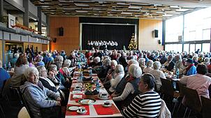 Der Seniorenmittag findet nicht mehr abwechselnd an verschiedenen Orten statt, sondern in der Alemannenhalle. Bild: Würth