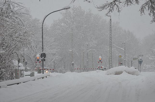 Schnee in Lindau