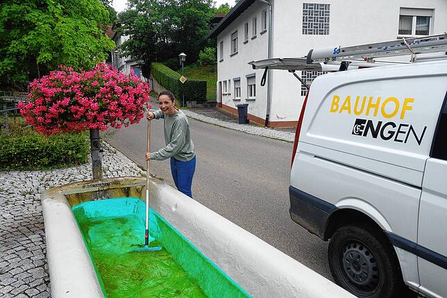 Wirklich viel gab es für Redakteurin Helene Kerle beim Tag mit dem Bauhof nicht anzupacken. Beim Brunnenputzen in Zimmerholz durfte sie ...
