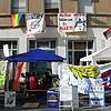 So sieht es vor der Markgrafenstraße 10 derzeit aus. Die Stadt verhandelt mit dem Eigentümer über einen Kauf des Gebäudes.