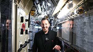 Andreas Hemmer, Museumsleiter des Technik Museums Sinsheim, hat das U-Boot von der Ostsee bis nach Baden-Württemberg bringen lassen.