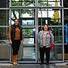 Freuen sich auf die Augenweide: Sandra Domogalla (von links), Janet Schwentke, Veronika Jäger und Jürgen Mayer.