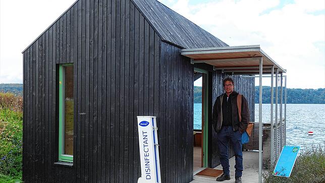 Alexander Ilg ist Architekt und Schreinermeister. Er hat das Tiny House für die Landesgartenschau in Überlingen entworfen und selbst gebaut.