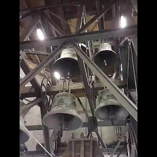Blick in die Glockenstube am Konstanzer Münster
