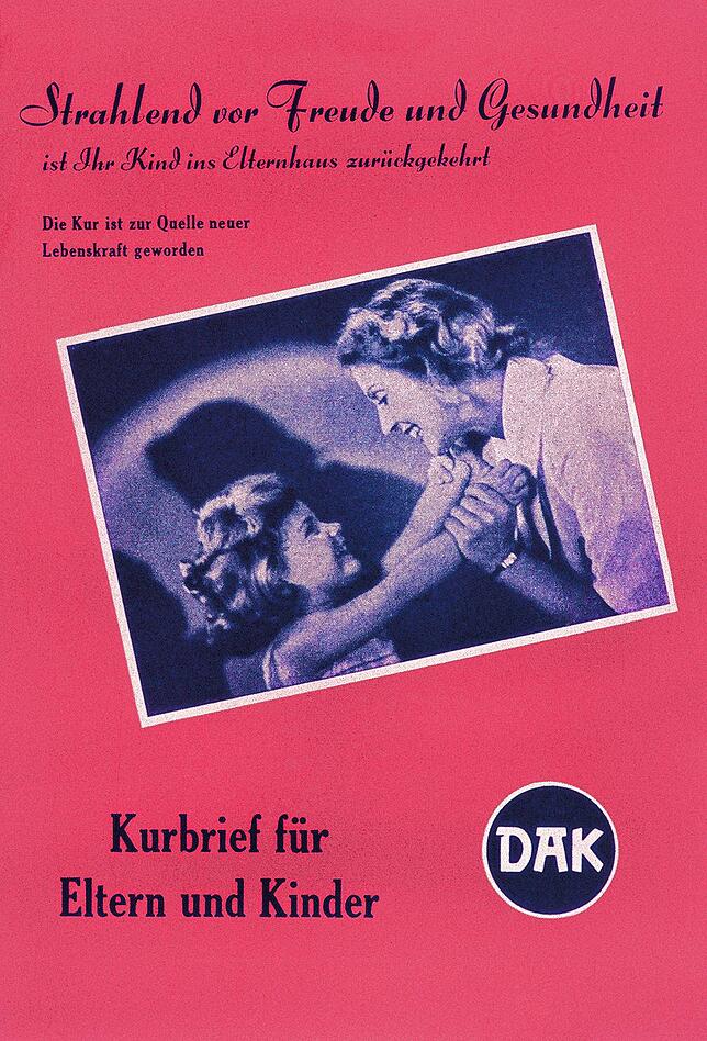 „Stahlend vor Freude und Gesundheit ist Ihr Kind ins Elternhaus zurückgekehrt“, heißt der Slogan zur einer Broschüre der ...